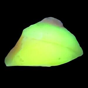 Pink Art Glass Cullet Glowing Manganese Slag Glass‎ #5GM31